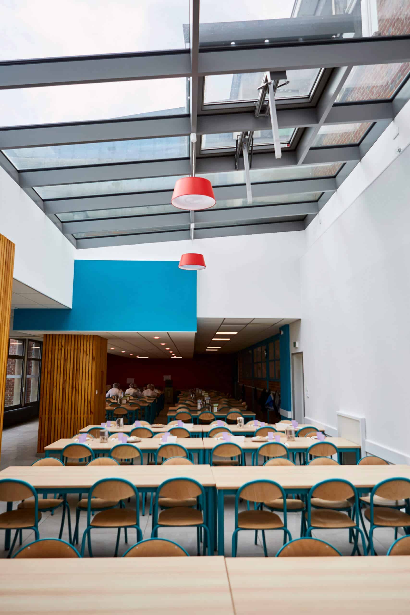 NICOLAS DELANNOY ARCHITECTE RESTAURANT SCOLAIRE ECOLE SAINT CHRISTOPHE - MARCQ EN BAROEUL 2