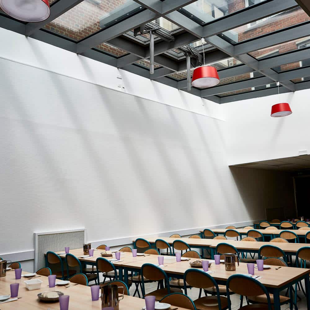 NICOLAS DELANNOY ARCHITECTE RESTAURANT SCOLAIRE ECOLE SAINT CHRISTOPHE - MARCQ EN BAROEUL PPALE