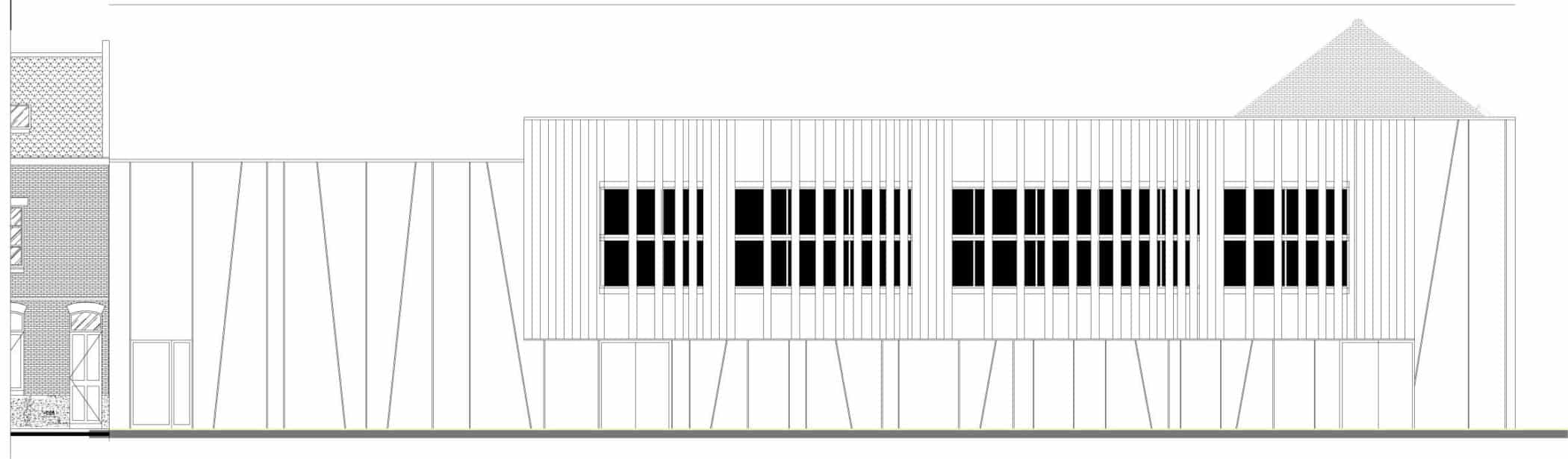 Nicolas Delannoy Architecte Construction extension école - restaurant scolaire, salle sports - Marcq en Baroeul 2