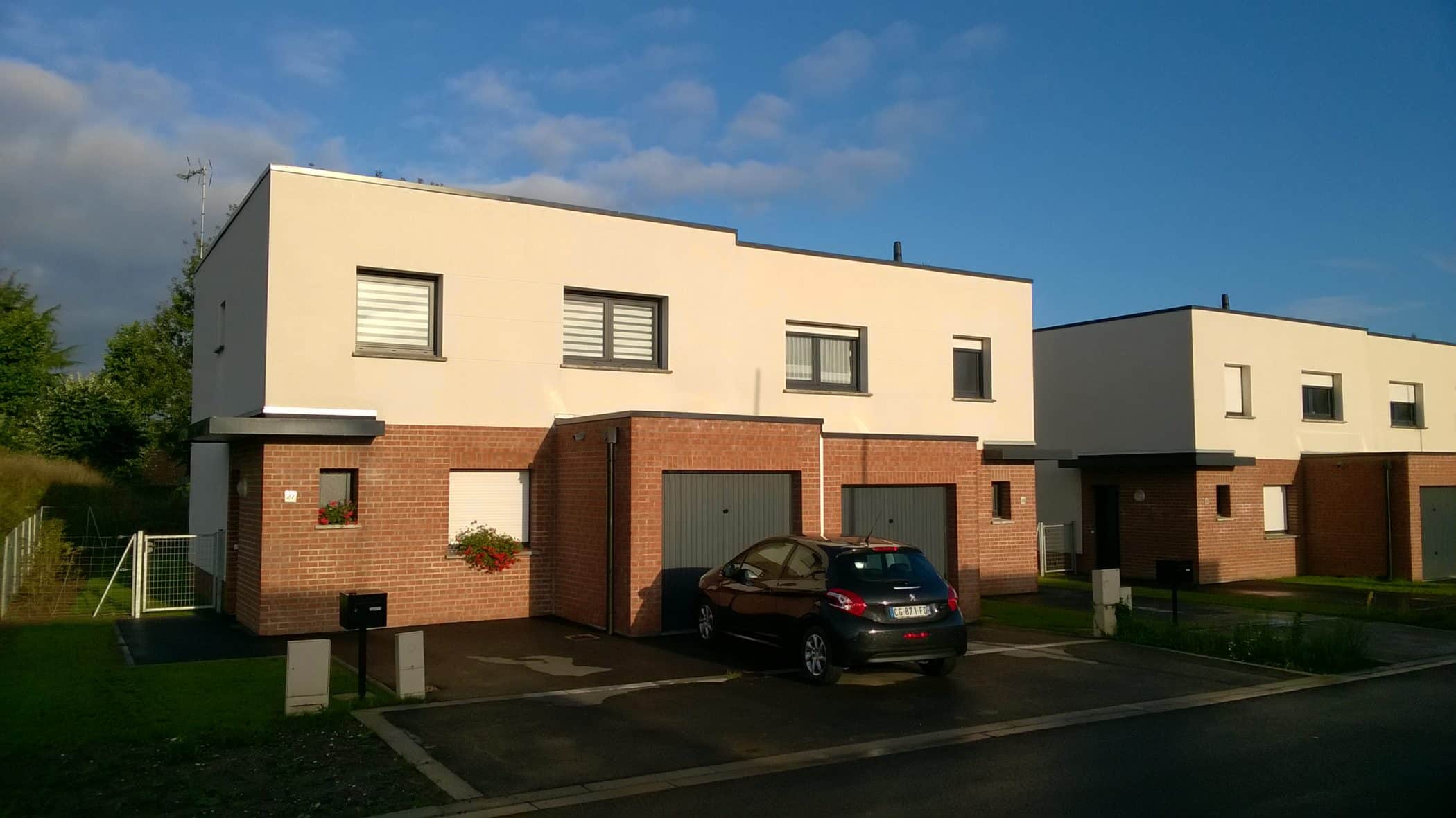 Nicolas Delannoy architecte -10 logements individuels - accession à la propriété pour SRCJ - Courcelles-les-Lens 2